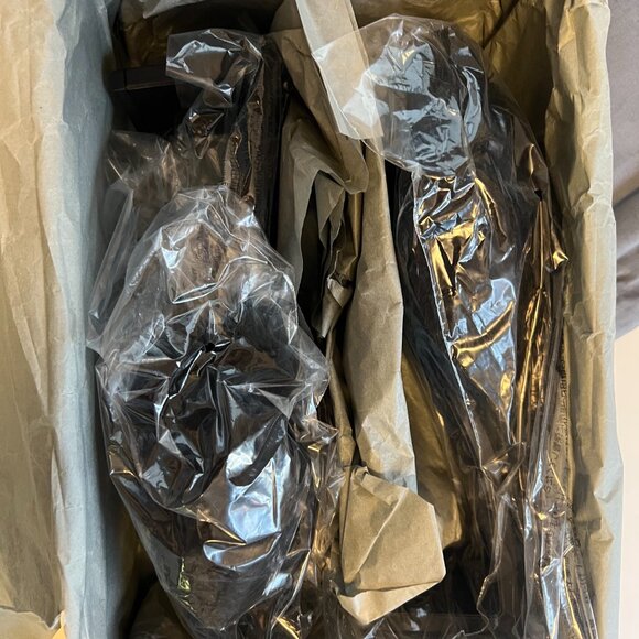 Balenciaga Boudoir Black Feather Open Toe Slippers/Mules, Size EU39 - Picture 8 of 12